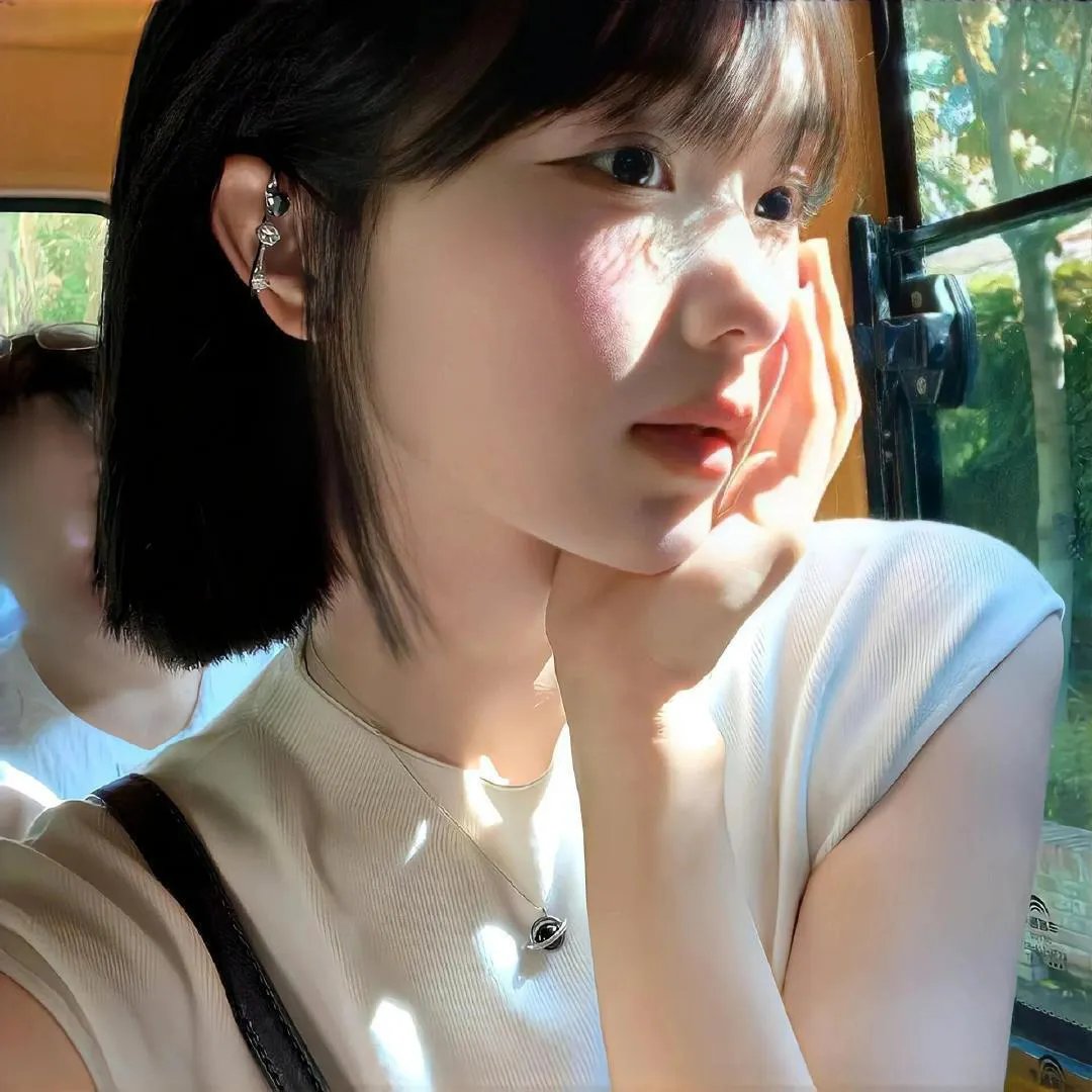 早上下班的女人